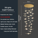 DecorBites™ Bird Design LED Chandelier for Luxury Living Room and Restaurant