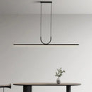 DecorBites™ Black LED Ceiling Chandelier: Modern Simple Kitchen Island Pendant Lamp for Home Decor