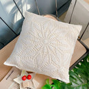 DecorBites™ Crochet Cushion Cover Handmade Woven Pillow Case 40*40cm Square Circular Decorative Pillows
