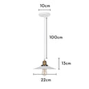 DecorBites™ Iron Pendant Light for Dining Room, Kitchen, and Bedroom