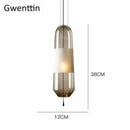 DecorBites™ Glass Pendant Lights for Dining Room Bedroom, LED Industrial Hanging Lamp, Modern Home Decor