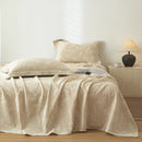 DecorBites™ Cotton & Linen Bed Sheet Set: Luxury, Skin-Friendly, All Seasons, Queen & King Sizes