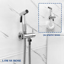 DecorBites™ Gold Bidet Faucet Handheld Sprayer Single Cold Water Tap Hygienic Toilet Shower