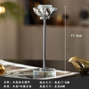 DecorBites™ Crystal Candle Holder Set for Romantic Dinner Table Decor