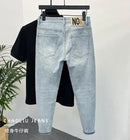Men Skinny Jeans – Light Color Slim Fit Casual Fashion Denim