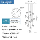DecorBites™ Gold Crystal Staircase Chandelier | Luxury Indoor Lighting Fixtures