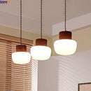 DecorBites™ Hemp Rope LED Pendant Light - Nordic Glass Hanging Lamp for Home Decor