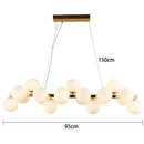 DecorBites™ Glass Ball LED Pendant Lights for Home Decor and Luminaires