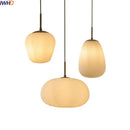 DecorBites™ Glass Copper LED Pendant Chandelier for Bedroom Dining Living Room