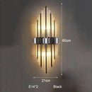 DecorBites™ Crystal Strip LED Wall Lamp for Living Room, Bedroom, Study, Balcony Lighting