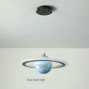 DecorBites™ Acrylic Planet LED Chandelier Earth Ball Decor Star Pendant Light