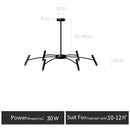 DecorBites™ LED Ceiling Chandelier: Minimalist Nordic Home Lighting for Living Room, Bedroom, Dining Area