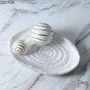 DecorBites™ Golden Texture Ball Geometric Sculpture - Abstract Desk Decoration