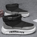Mens Winter Velvet Ankle Boots – Warm Stylish Winter Shoes