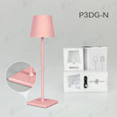 DecorBites™ Crystal LED Rechargeable Table Lamp - Elegant Cordless Hotel Restaurant Bar Light