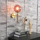 DecorBites™ Blue Glass Balls Wall Sconce for Living Room, Bedroom, or Corridor