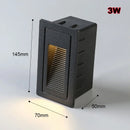 DecorBites™ LED Embedded Wall Light for Outdoor Step&Stair, IP65 Waterproof Recessed Wall Lamp