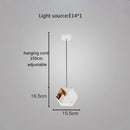 DecorBites™ Cube LED Pendant Light: Art Deco Hanging Lamp for All-Match Style