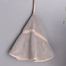 DecorBites™ Coral Velvet Hand Towel: Round Cute Style, Super Absorbent & Soft for Bath