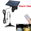 DecorBites™ Double-head Solar Pendant Light with Remote Control for Indoor and Outdoor Decor