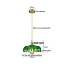 DecorBites™ Japanese Style LED Pendant Lamp Copper Glass Hanging Light Fixtures