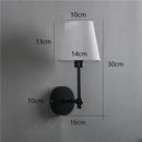 DecorBites™ LED Black & Gold Wall Lamp - Luxury Bedroom Lighting Fixtures