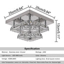 DecorBites™ Crystal Ceiling Chandelier: Modern LED Dining Room Pendant Light by DecorBites™