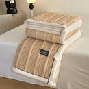 DecorBites™ Cozy Faux Rabbit Plush Blanket for Autumn/Winter - Soft Milk Velvet Nap Blanket