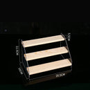 DecorBites™ Acrylic Makeup Organizer Display Stand - 5 Layer Clear Cosmetic Holder