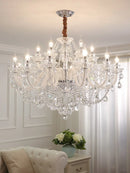 DecorBites™ Elegant LED Crystal Chandelier for Home Décor and Romantic Ambiance