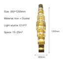 DecorBites™ Crystal Nordic Wall Lamp Modern Luxury Home Decor Wall Sconce