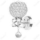 DecorBites™ Crystal Wall Light: Elegant Bedroom Bedside Lamp E27 Sconce, European Design