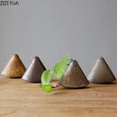 DecorBites™ Coarse Pottery Vase Small Flower Pot Room Aesthetic Decor