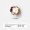 DecorBites™ Amber Jelly LED Wall Sconce Light for Bedside Room Decor, Smoke Grey