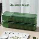 DecorBites™ Cable Box: Desk Organizer for Charger, Cord, Phone | Storage with Cover