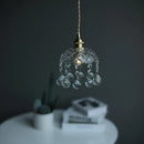 DecorBites™ Clear Glass LED Pendant Lights for Home Decor and Lighting