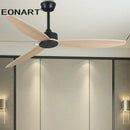 DecorBites™ 60" Modern DC Ceiling Fan with LED Light and Remote Control