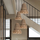 DecorBites™ Handmade Rattan Pendant Light for Living Room, Bedroom - Japanese Style