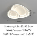 DecorBites™ LED Chandeliers White Chrome Kitchen Light Fixture Modern Home Lighting