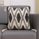 DecorBites™ Geometric Tufted Tassel Cushion Cover 30x50cm/45x45cm