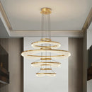 DecorBites™ Acrylic Living Room Chandelier Pendant Light Fixture_LED Hanging Lamp
