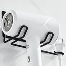DecorBites™ Hair Care Organizer: Wall-Mounted Storage Shelf for Hair Dryer & Straightener