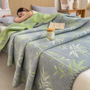 DecorBites™ Cotton Towel Blanket, Rural Printed Thin Quilt - Luxury Breathable Bedspread
