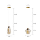 DecorBites™ Glass Chandelier Lighting for Home Dining Room Kitchen Decor Pendant Lights