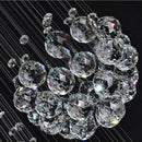 DecorBites™ Crystal Ball Chandelier - Large Modern Lustre Design - D80*H300cm