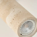 DecorBites™ LED Wall Sconce Iron Rotate Kitchen Bedroom Hallway Yellow Travertine Wood Mirror Light