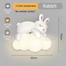 DecorBites™ Cute Polar Bear Cloud Wall Lamp for Kids Bedroom Décor