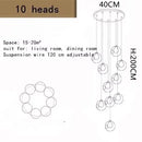 DecorBites™ LED Chandelier: Modern Lighting for Living, Dining, and Staircase Areas