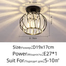 DecorBites™ Crystal Glass LED Chandelier for Modern Living, Study, and Aisle Lighting