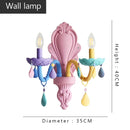 DecorBites™ Crystal Candle Chandelier: Elegant European Design for Bedroom, Restaurant & Children's Room